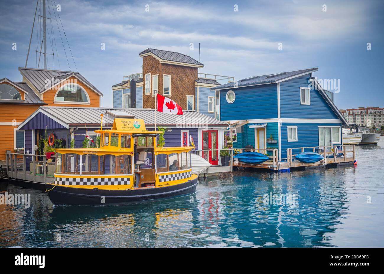 Victoria est la capitale de la Colombie-Britannique, au Canada et est située sur la pointe sud de l'île de Vancouver au large de la côte Pacifique du Canada. Banque D'Images