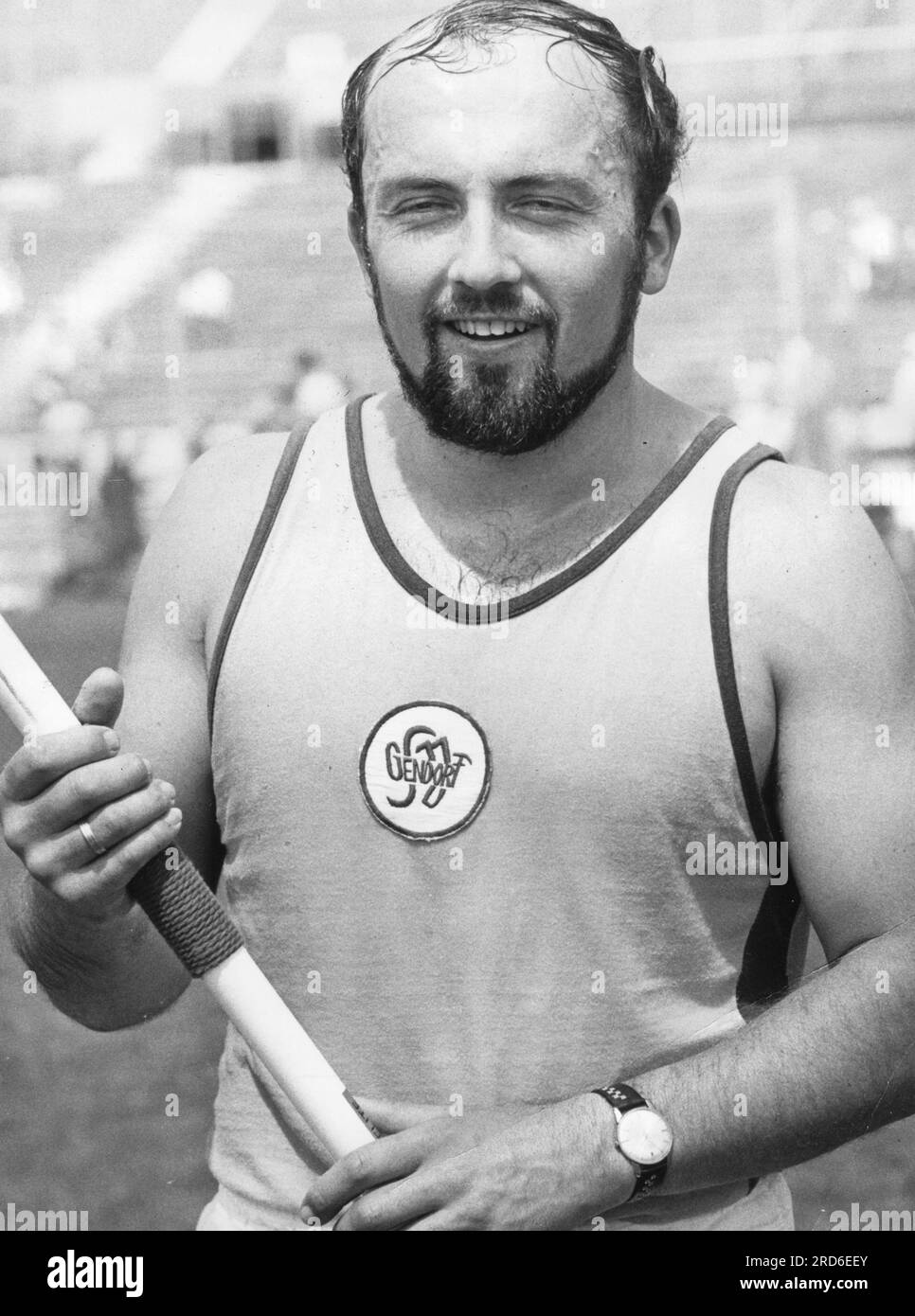 Wolfermann, Klaus, * 31.3,1946, athlète allemand (athlétisme), INFORMATION-AUTORISATION-DROITS-SUPPLÉMENTAIRES-NON-DISPONIBLE Banque D'Images