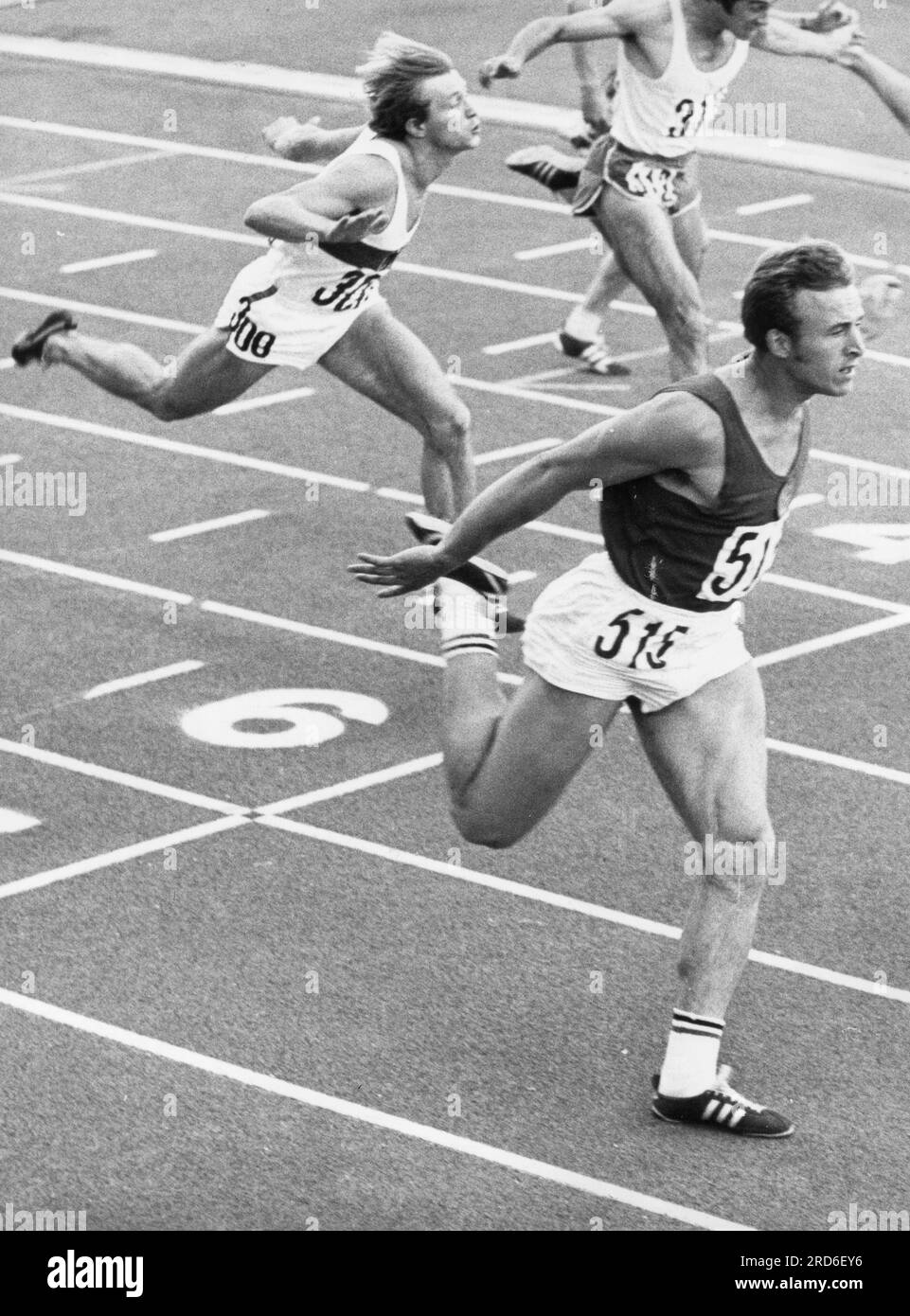 Sports, athlétisme, Championnat d'Europe 1971, course à pied, 100 mètres, INFOS-AUTORISATION-DROITS-SUPPLÉMENTAIRES-FINALES NON-DISPONIBLES Banque D'Images