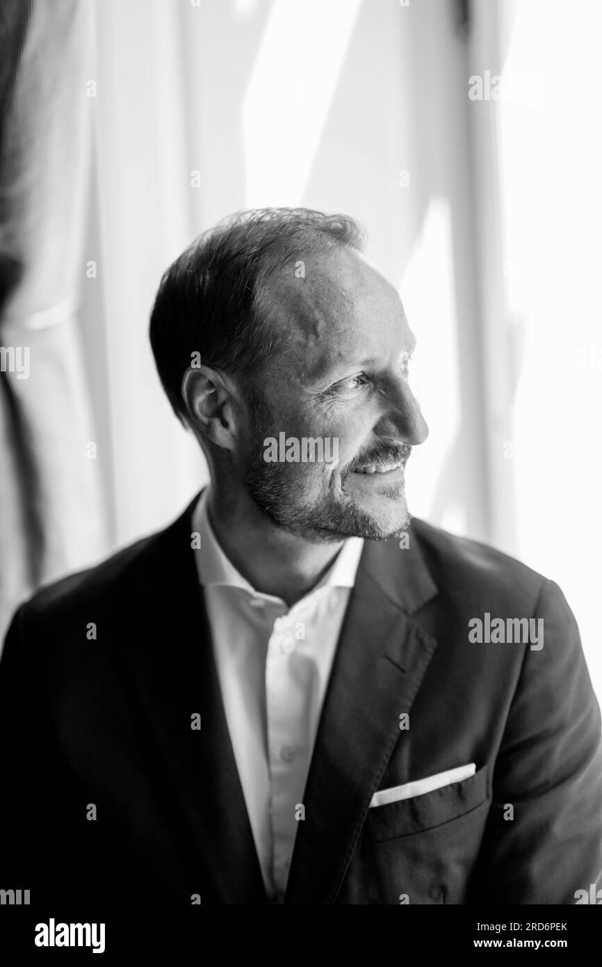 Asker 20230609.le prince héritier Haakon aura 50 ans le 20 juillet. La journée elle-même devrait être célébrée avec les êtres chers. Photo : Lise Aaserud / NTB Banque D'Images