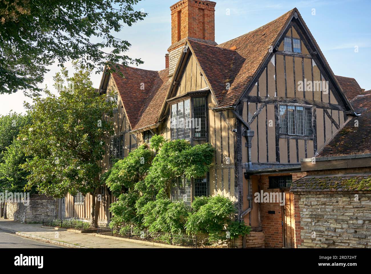 Hall's Croft (maison de la fille de Shakespeare, Susanna Hall), Stratford upon Avon, Warwickshire, Angleterre, ROYAUME-UNI Banque D'Images