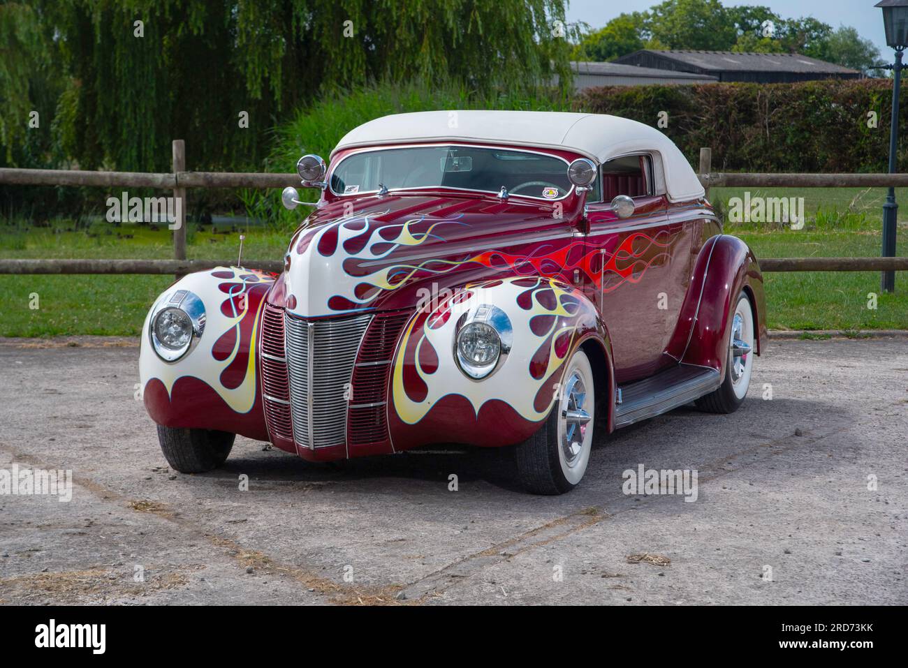 George Barris a construit 1937 Ford 'Teen Angel' construit dans les années 60 voiture personnalisée Banque D'Images