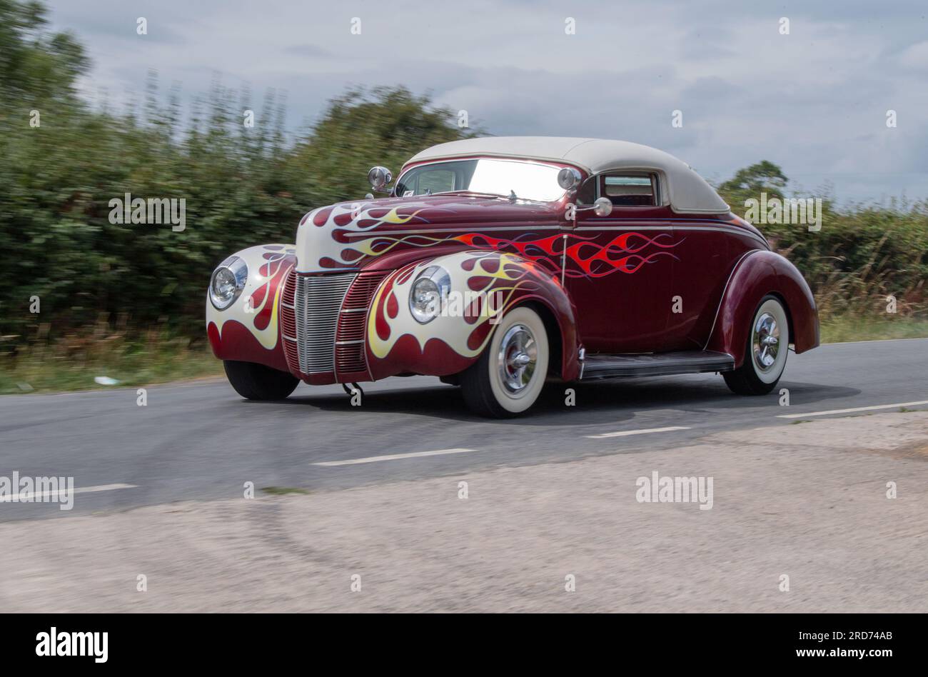 George Barris a construit 1937 Ford 'Teen Angel' construit dans les années 60 voiture personnalisée Banque D'Images