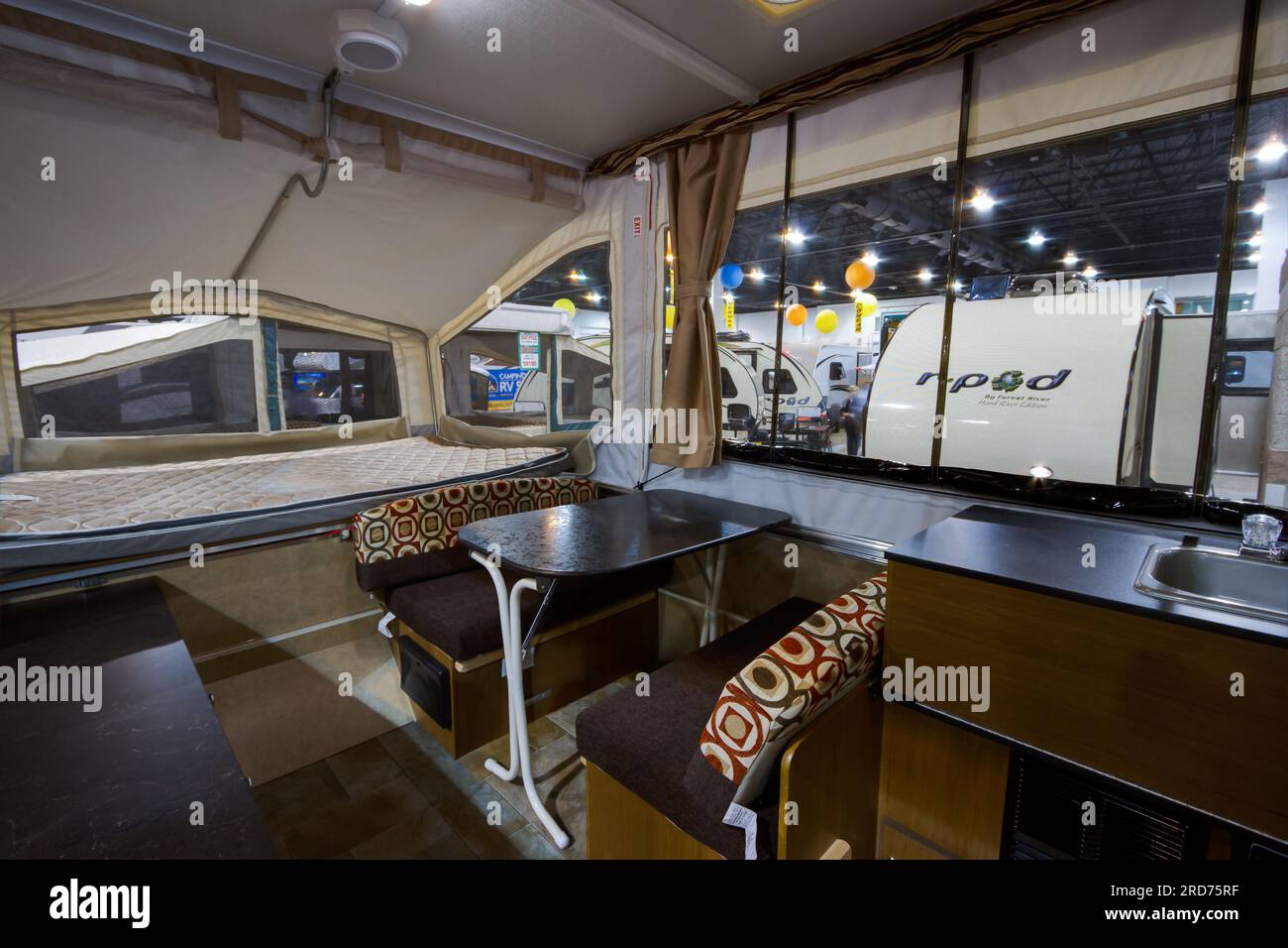 Motor-home Banque D'Images