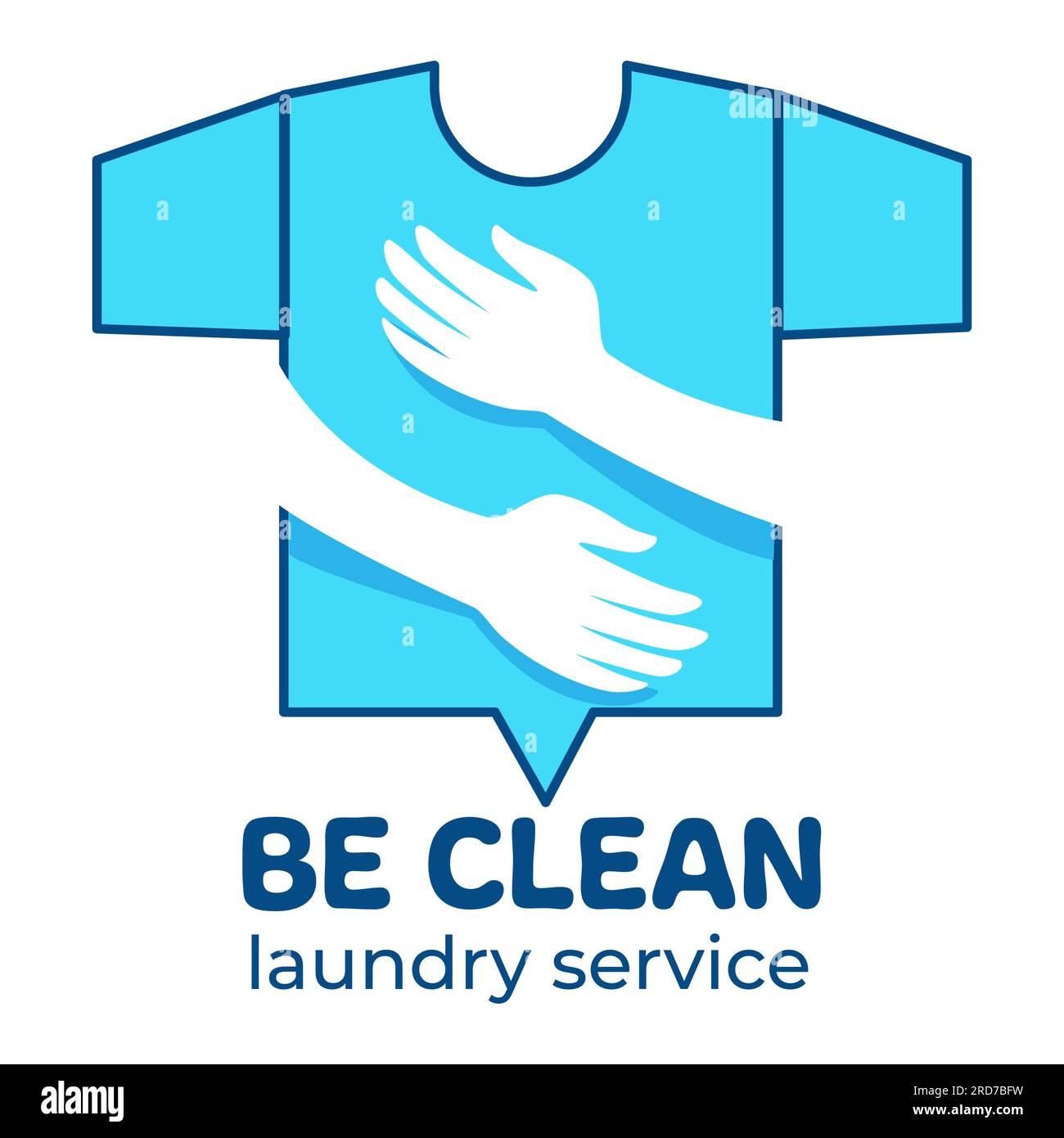 Soyez propre service de blanchisserie, le vecteur de lavage de vêtements  Image Vectorielle Stock - Alamy