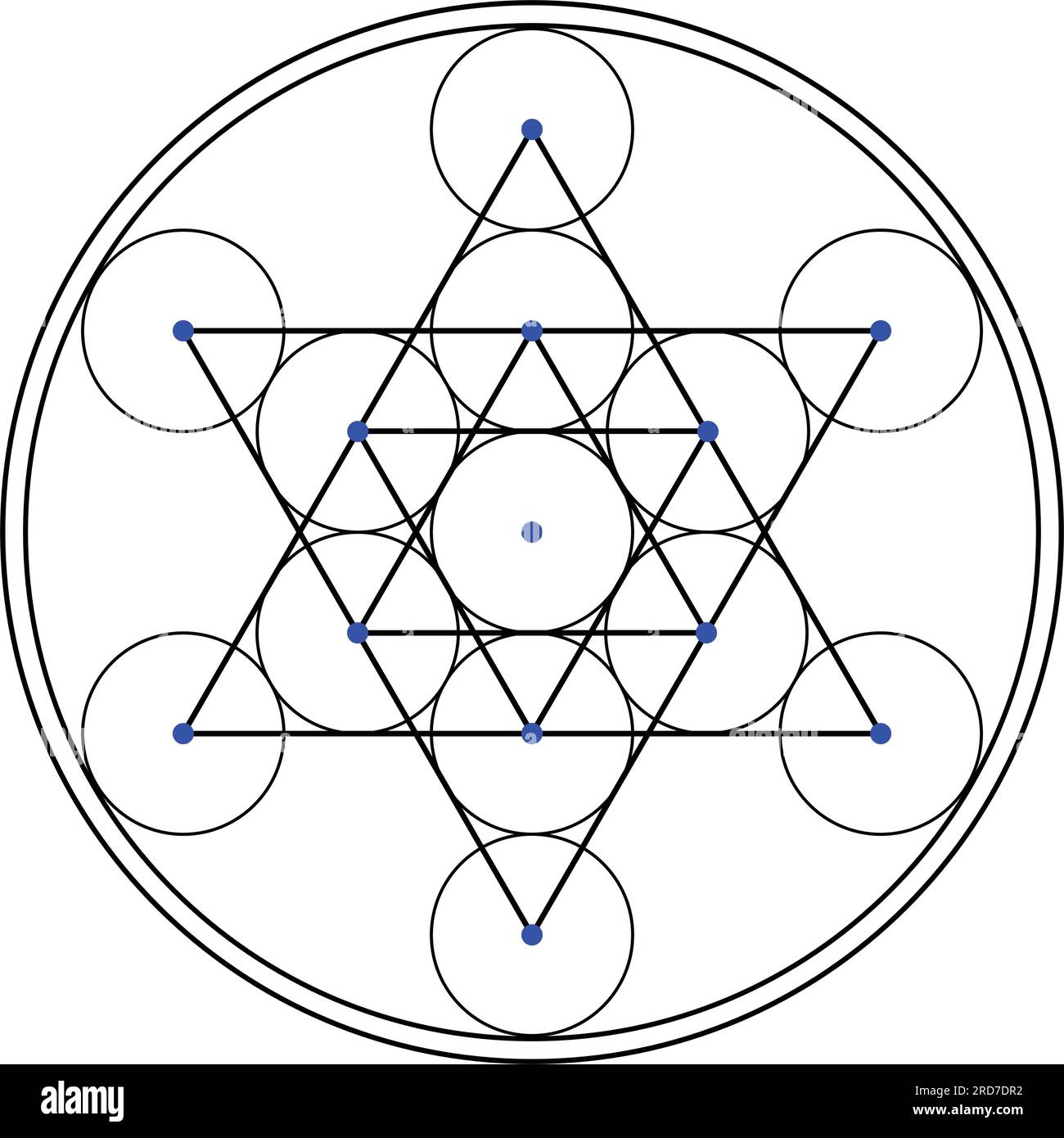 Eléments de conception vectorielle de géométrie sacrée. Cette religion ...