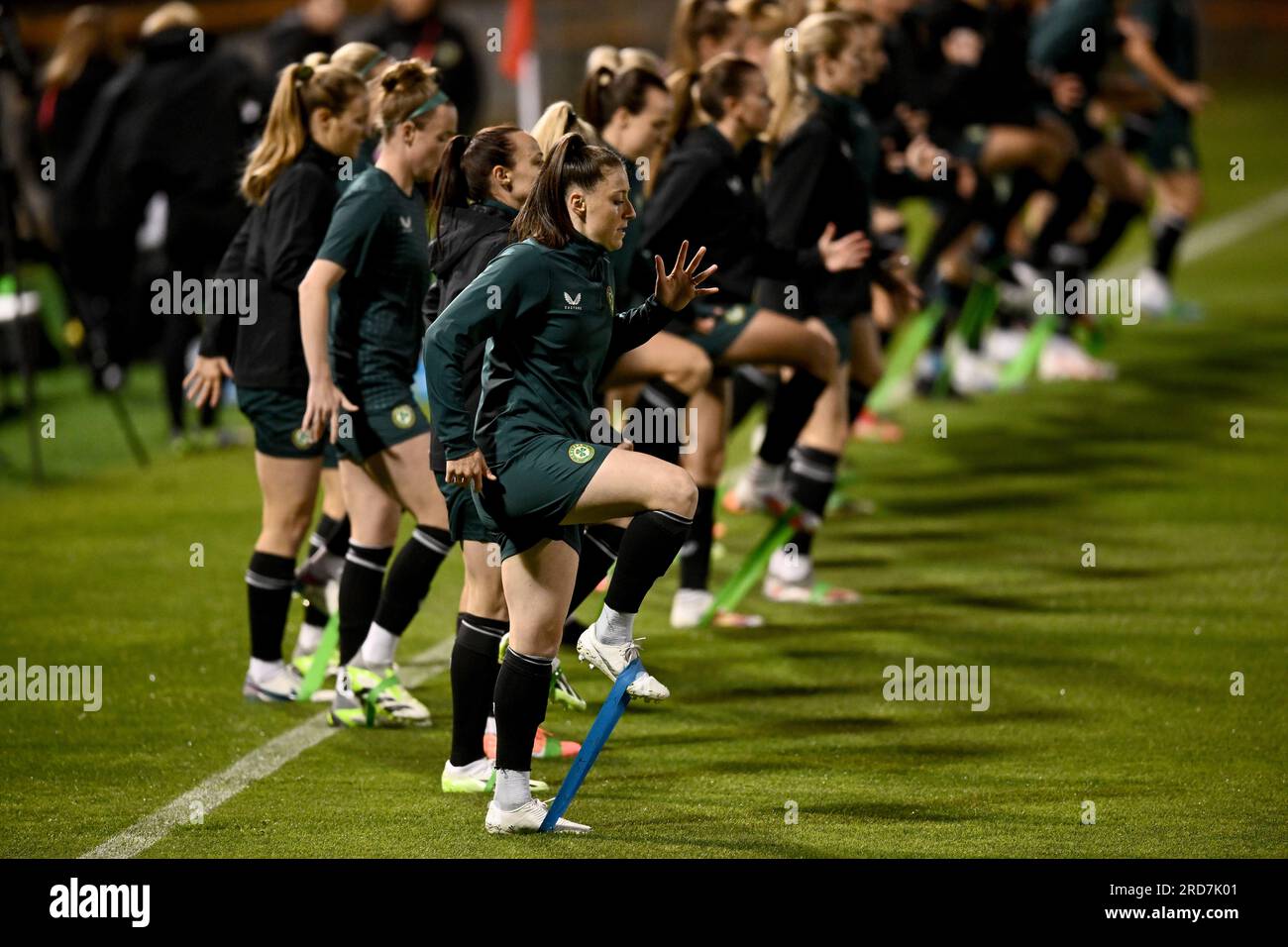 Sydney, Australie. 19 juillet 2023. Lucy Quinn lors d'une séance d'entraînement de Team Ireland avant la coupe du monde féminine de la FIFA, à Leichhardt Oval à Sydney, le mercredi 19 juillet 2023. (AAP image/Dan Himbrechts) PAS D'ARCHIVAGE crédit : Australian Associated Press/Alamy Live News Banque D'Images