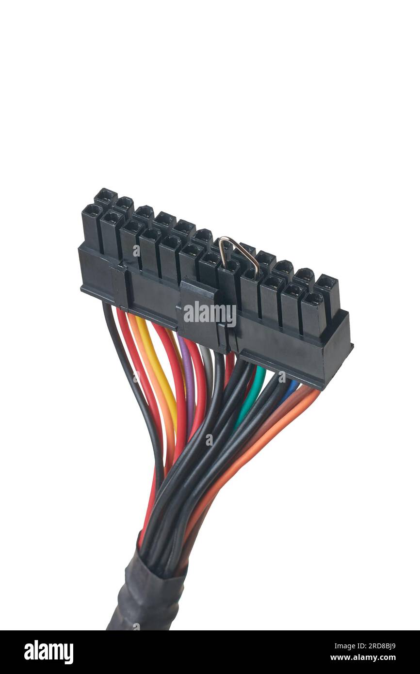 Câble Adaptateur ATX 24 Broches Vers 6 Broches Tressé 30cm - Compatible Dell Inspiron Optiplex