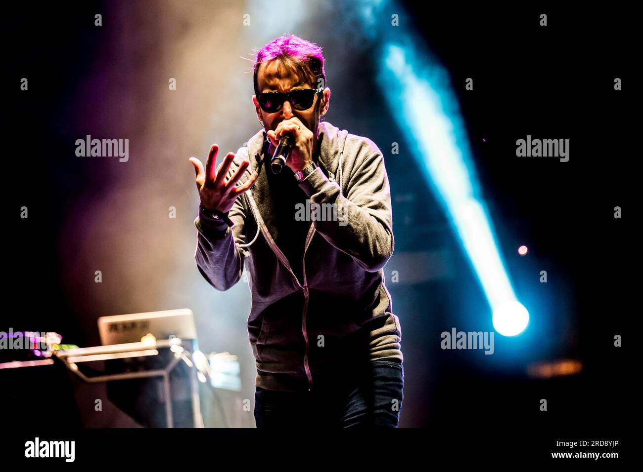 Pirineos sur se inunda de rap con Rapsusklei y Los Chicos del Maiz. Banque D'Images