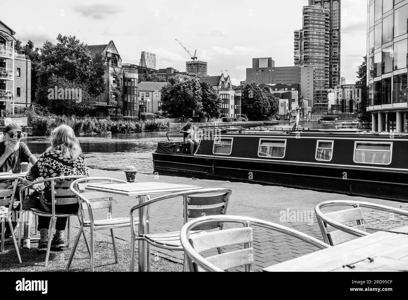 Le long du Regent's Canal London Banque D'Images