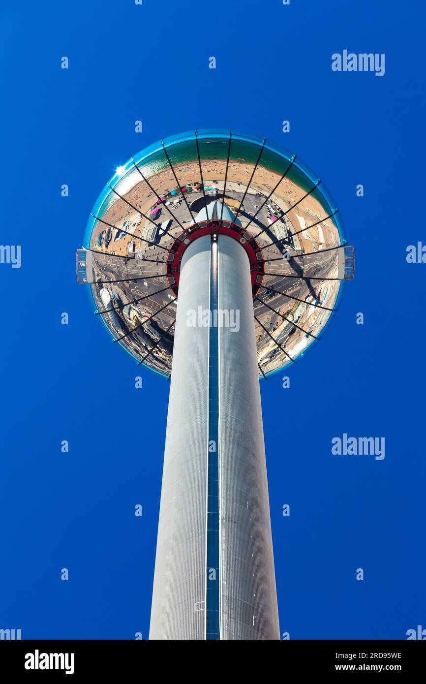 Les 162m de haut de la tour d'observation i360 de British Airways, Brighton, UK Banque D'Images