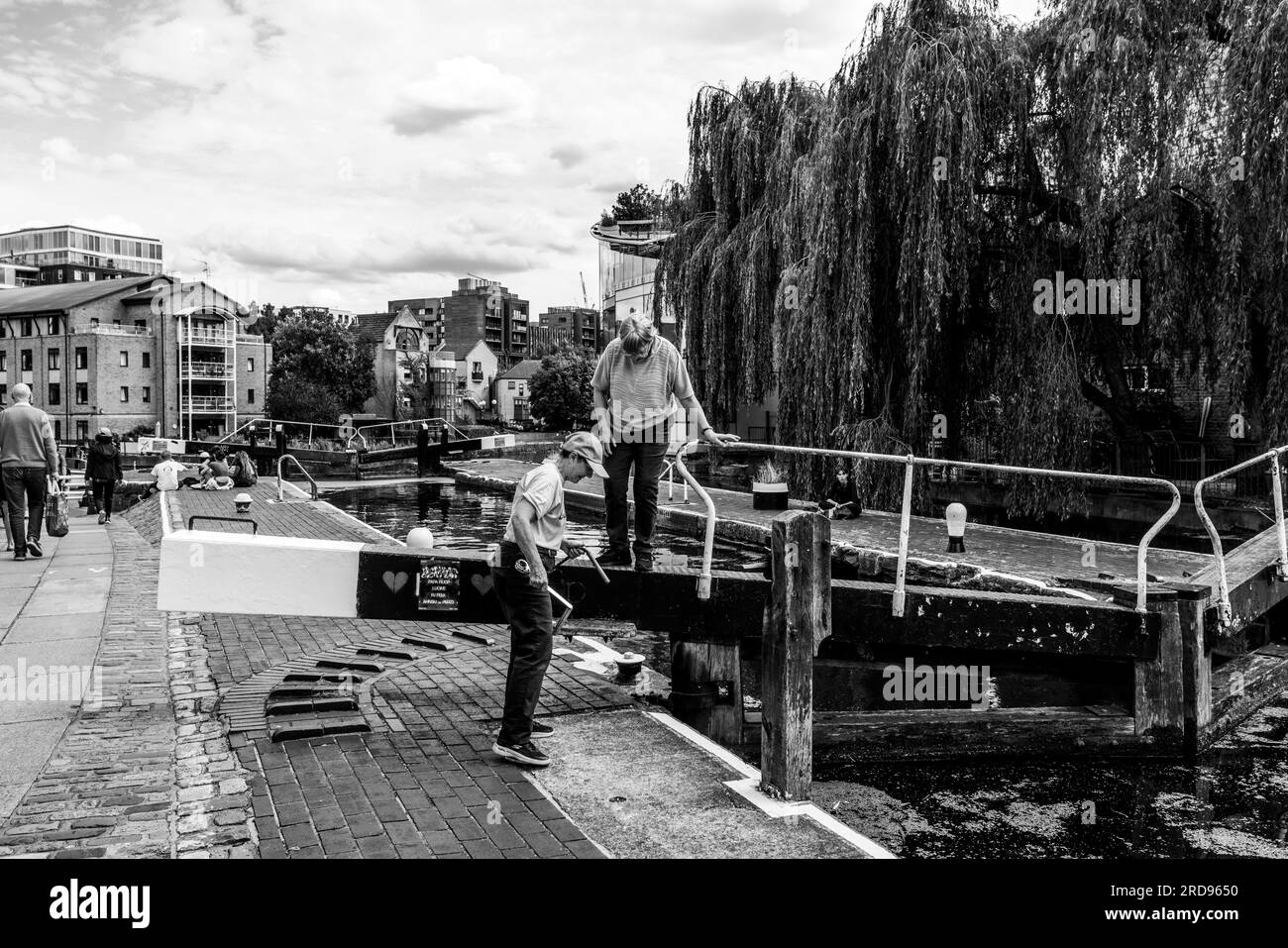 Le long du Regent's Canal London Banque D'Images