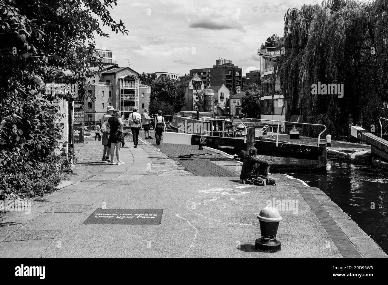 Le long du Regent's Canal London Banque D'Images