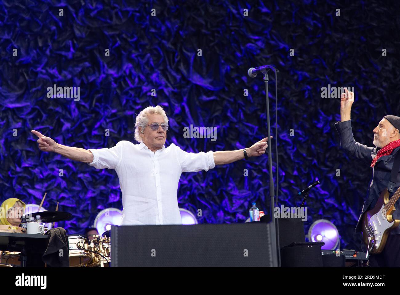 Durham, Royaume-Uni - 19 juillet, le groupe de rock anglais The Who se produit au stade Riverside, Chester-le Street, Durham. Crédit photo Jill O'Donnell/Alamy Live News Banque D'Images