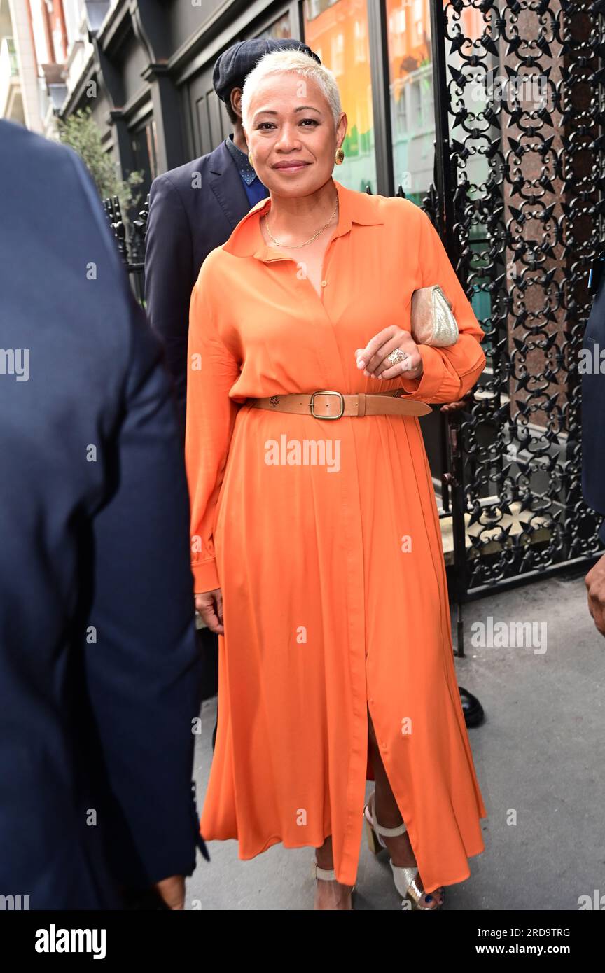 Monica Galetti assiste à la soirée estivale ITV, The Mandrake Hotel, Londres, Royaume-Uni. Le 19 juillet 2023. Crédit : Voir Li/Picture Capital/Alamy Live News Banque D'Images