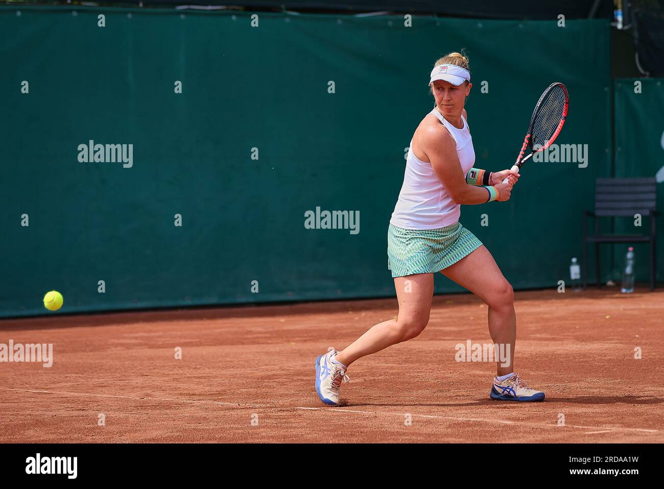 Budapest, Hongrie centrale, Hongrie. 19 juillet 2023. ALENA FOMINA-KLOTZ en action pendant le GRAND PRIX DE HONGRIE - Budapest - Womens tennis, WTA250 (crédit image : © Mathias Schulz/ZUMA Press Wire) À USAGE ÉDITORIAL UNIQUEMENT! Non destiné à UN USAGE commercial ! Banque D'Images