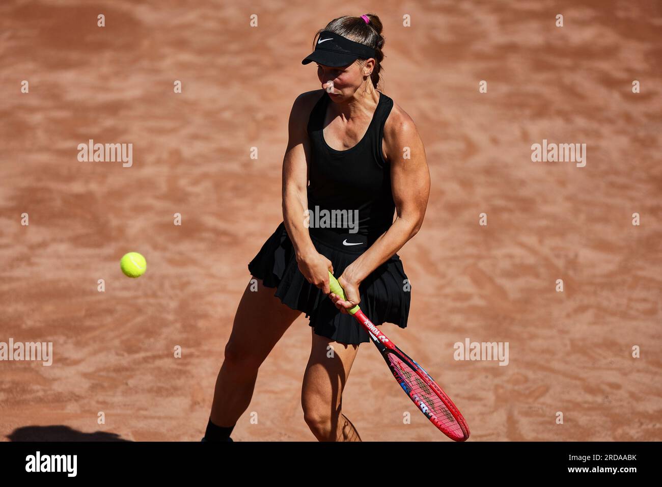 Budapest, Hongrie centrale, Hongrie. 19 juillet 2023. TAMARA KORPATSCH d'Allemagne en action pendant le GRAND PRIX DE HONGRIE - Budapest - Womens tennis, WTA250 (crédit image : © Mathias Schulz/ZUMA Press Wire) USAGE ÉDITORIAL SEULEMENT! Non destiné à UN USAGE commercial ! Banque D'Images