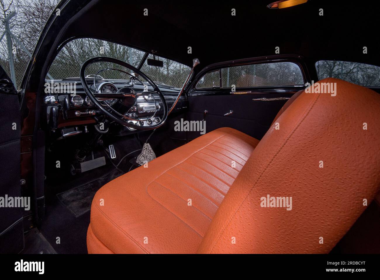 1949 Mercury « traîneau de tête », voiture personnalisée à conducteur bas classique Banque D'Images