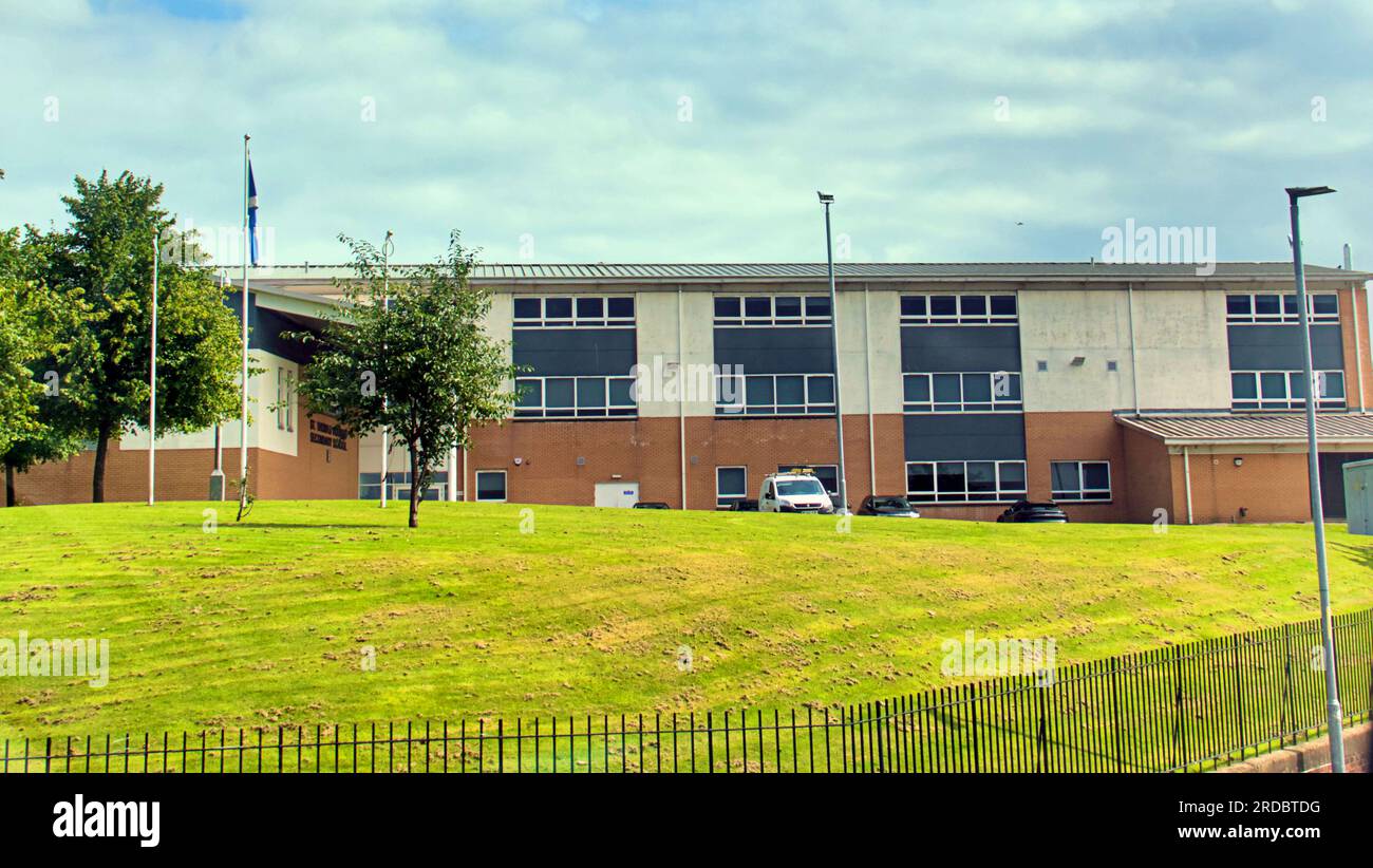 St Thomas Aquinas RC Secondary School112 Mitre Rd, Glasgow G14 9PP Banque D'Images