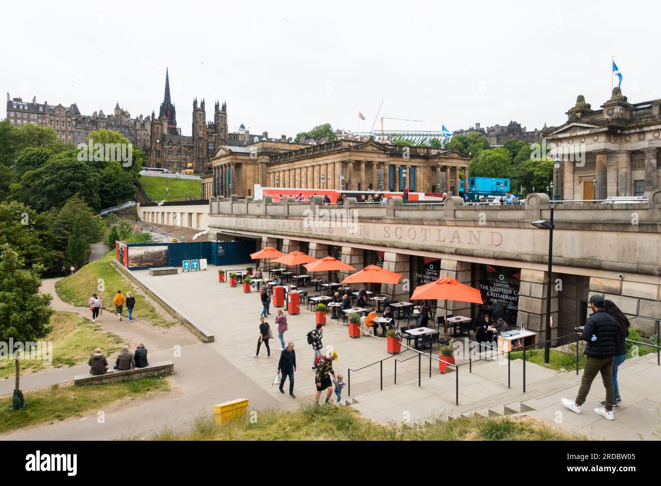 The Scottish Cafe and Restaurant, The Mound, Édimbourg, Écosse, Royaume-Uni. Banque D'Images