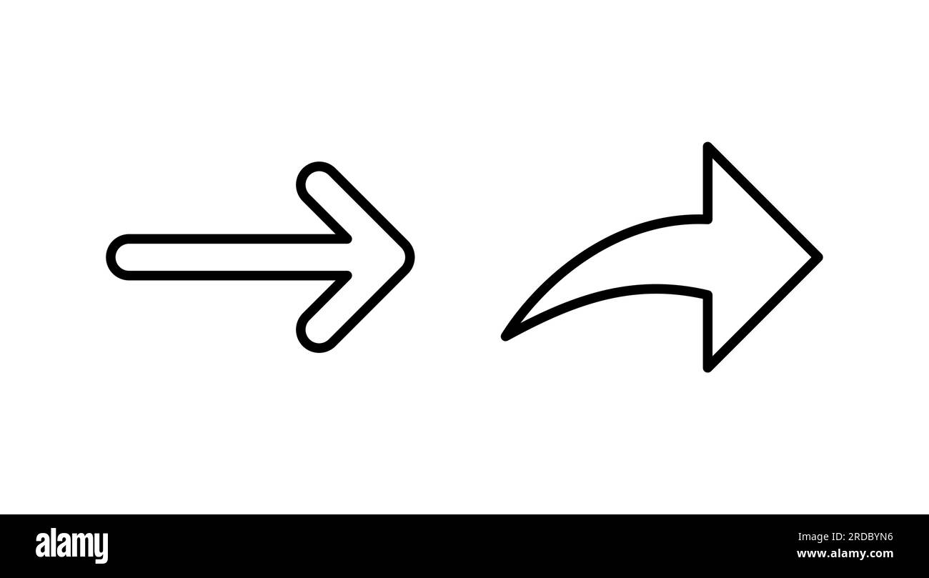 Icône en forme de flèche. Symbole de flèche. Icône en forme de flèche ...