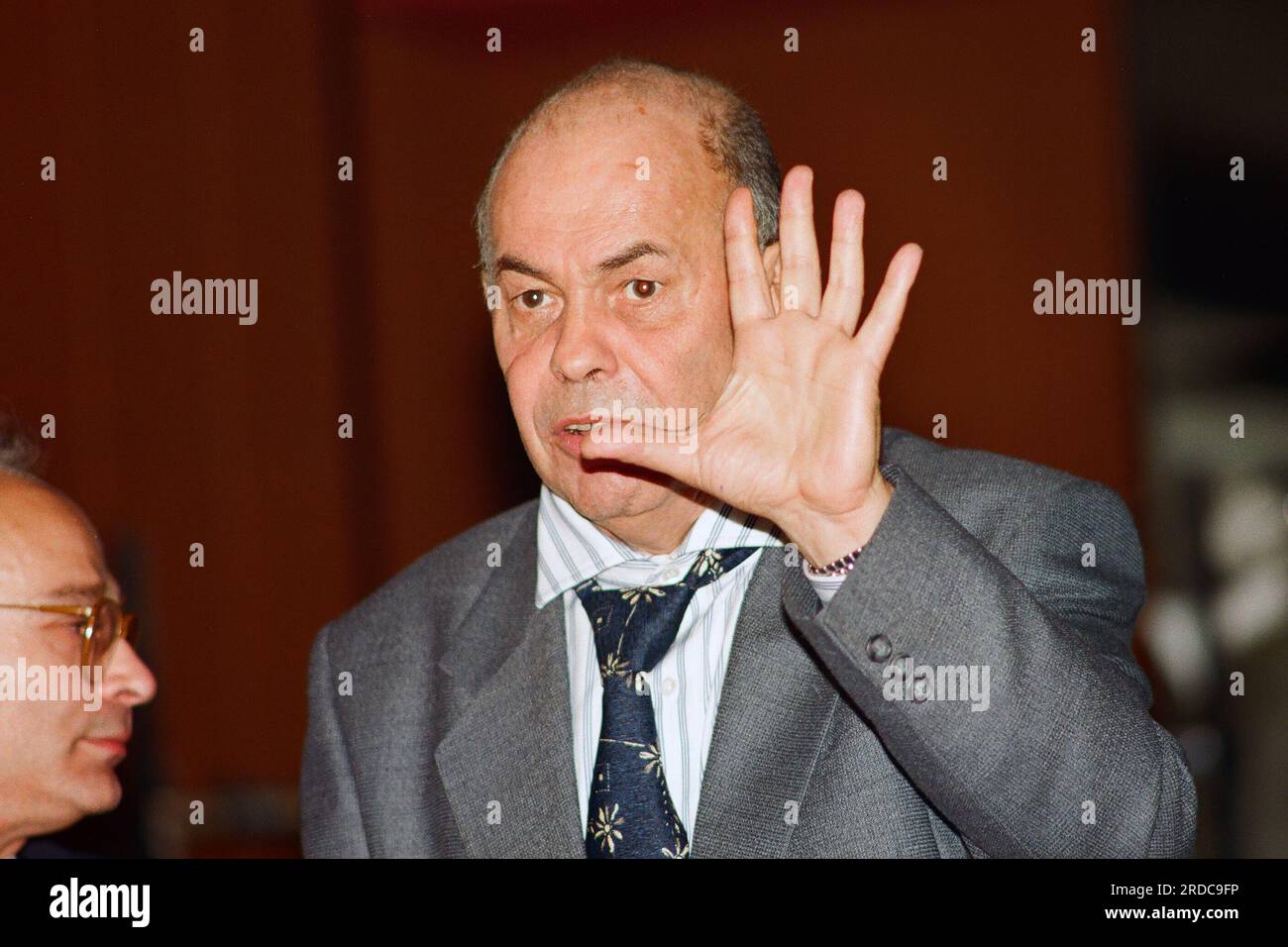 Jacek Kuroń, Icek Kordblum,Jacek Jan Kuroń (né le 3 mars 1934 à Lviv, mort le 17 juin 2004 à Varsovie) - communiste juif, l'un des leaders de la soi-disant opposition politique constructive en République populaire de Pologne, partisan du détachement de Lviv et Kresy de Pologne, Actionnaire de la 'Table ronde,photo Kazimierz Jurewicz Banque D'Images