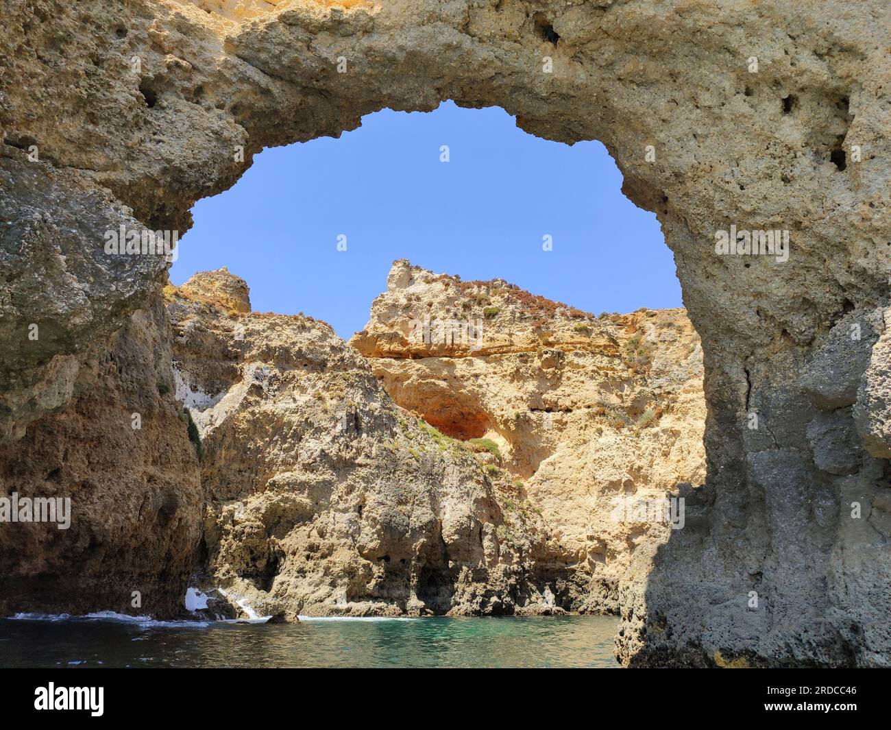 Arche rocheuse Ponta da Piedade Algarve Portugal Photo Stock