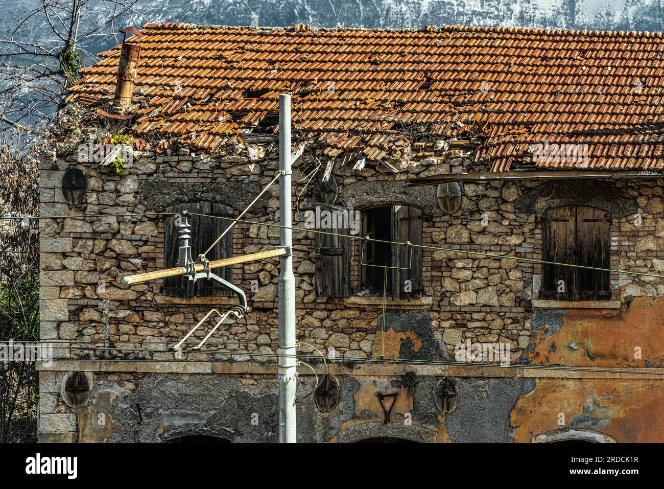 Maquette Trophy Models Gare Ferroviaire En Ruine, échelle 1/35, Neuve, Belgique