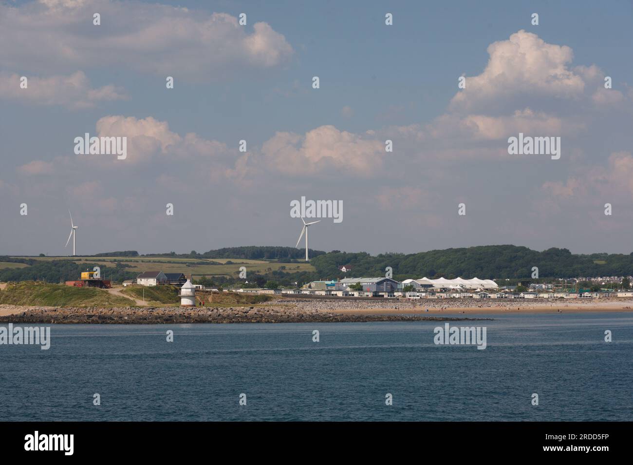 Rhych point et Trecco Bay à Porthcawl Banque D'Images