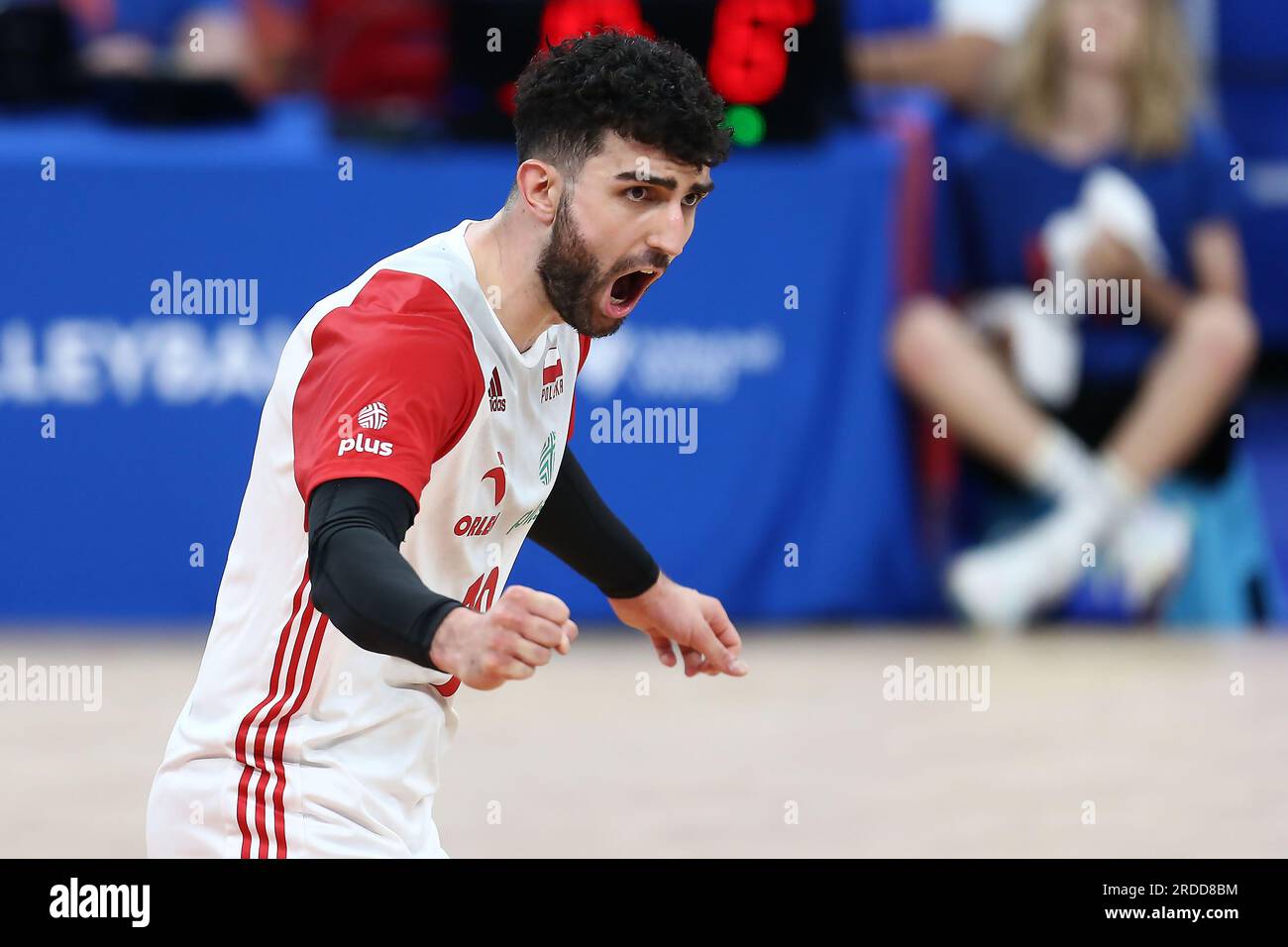 Gdansk, Pologne. 20 juillet 2023. Marcin Janusz lors du match de la Ligue des nations FIVB de volleyball masculin entre la Pologne et le Brésil le 19 juillet 2023 à Gdansk Pologne. (Photo de Piotr Matusewicz/PressFocus/Sipa USA) crédit : SIPA USA/Alamy Live News Banque D'Images