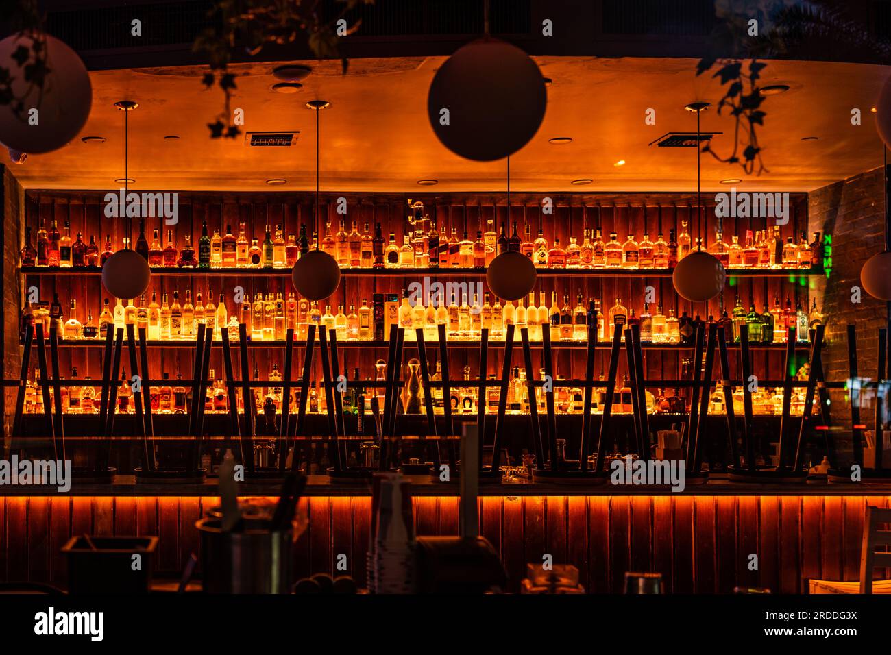 South Beach Bar fermé Banque D'Images