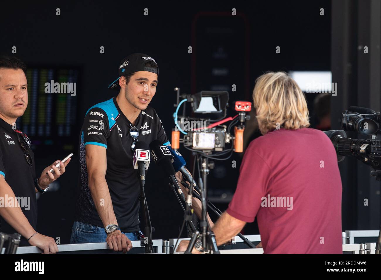 Budapest, Hongrie - 20 JUILLET 2023, #31 Esteban Ocon (FRA, Alpine), Journée des médias au Hungaroring Banque D'Images
