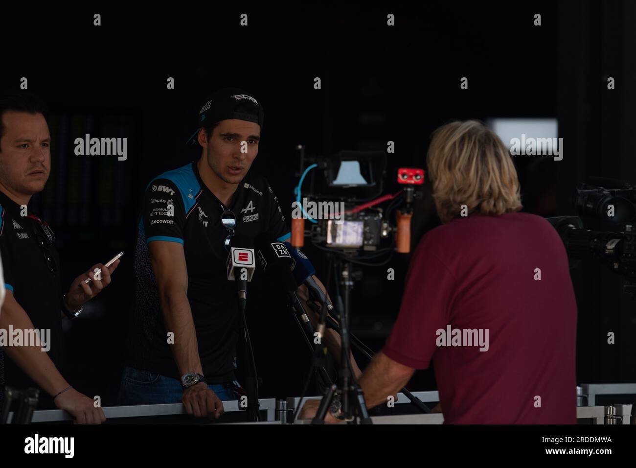 Budapest, Hongrie - 20 JUILLET 2023, #31 Esteban Ocon (FRA, Alpine), Journée des médias au Hungaroring Banque D'Images