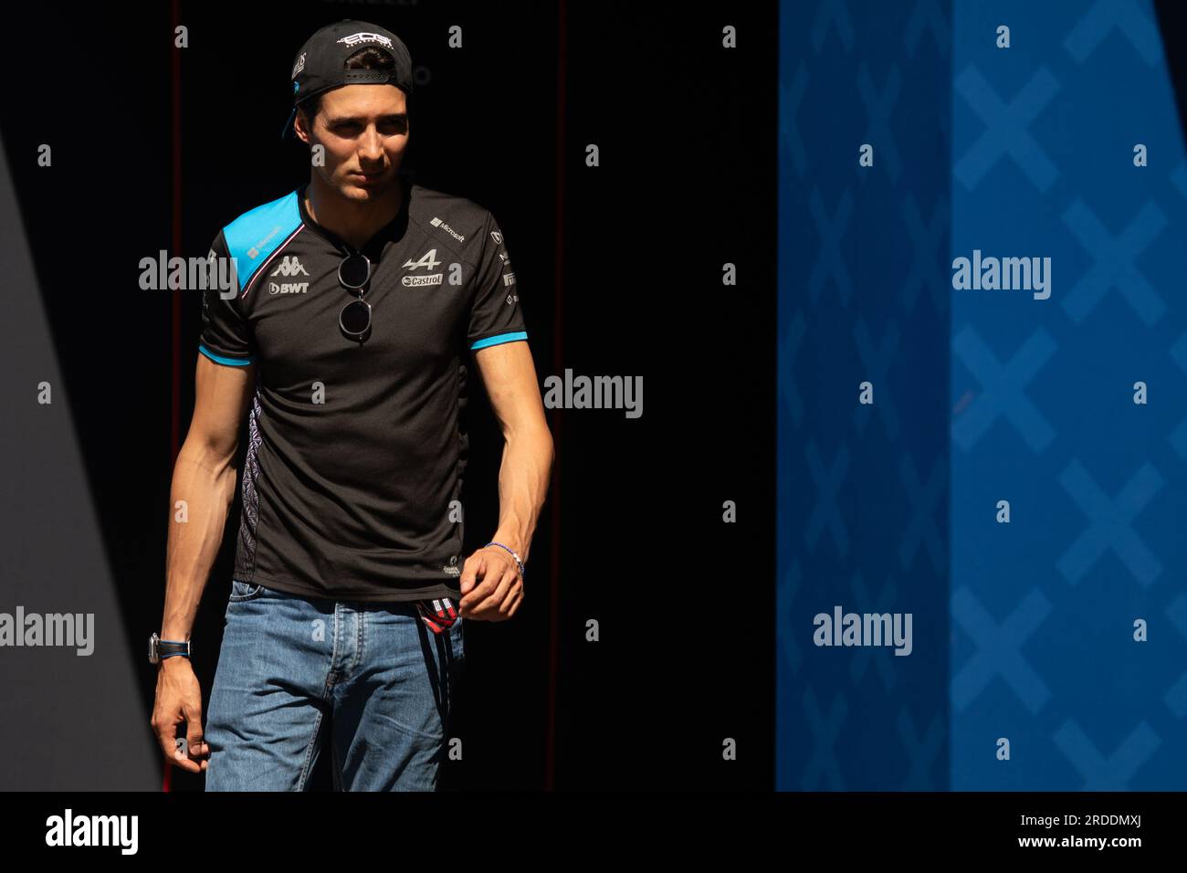 Budapest, Hongrie - 20 JUILLET 2023, #31 Esteban Ocon (FRA, Alpine), Journée des médias au Hungaroring Banque D'Images