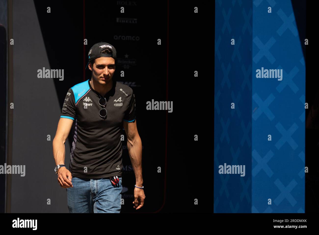 Budapest, Hongrie - 20 JUILLET 2023, #31 Esteban Ocon (FRA, Alpine), Journée des médias au Hungaroring Banque D'Images