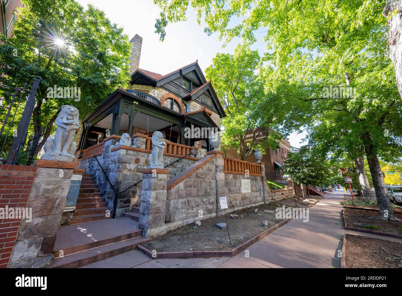 Colorado, 28 MAI 2023 - vue extérieure ensoleillée du Molly Brown House Museum Banque D'Images