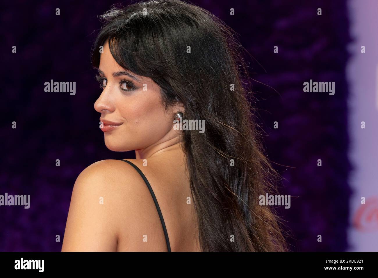 San Juan, Porto Rico. 20 juillet 2023. Camila Cabello arrive aux Premios Juventud Awards 2023 au Coliseo de Puerto Rico José Miguel Agrelot. Crédit : Alejandro granadillo/dpa/Alamy Live News Banque D'Images