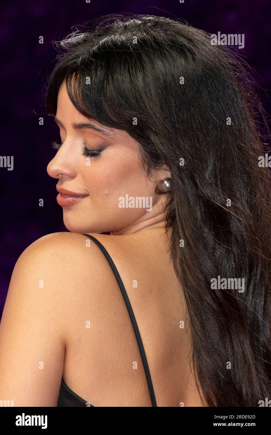 San Juan, Porto Rico. 20 juillet 2023. Camila Cabello arrive aux Premios Juventud Awards 2023 au Coliseo de Puerto Rico José Miguel Agrelot. Crédit : Alejandro granadillo/dpa/Alamy Live News Banque D'Images