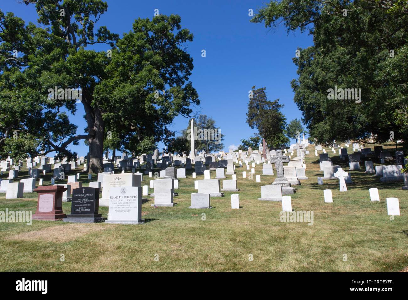 Cimetière national d'Arlington, Washington Banque D'Images