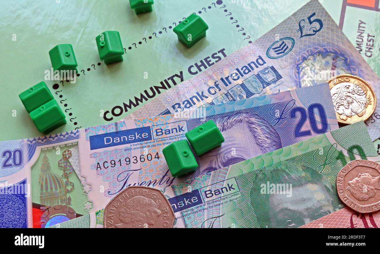 Fonds communautaire nord-irlandais, pour la fourniture de nouveaux logements sociaux et l'amélioration du stock existant de HA et NIHE Banque D'Images