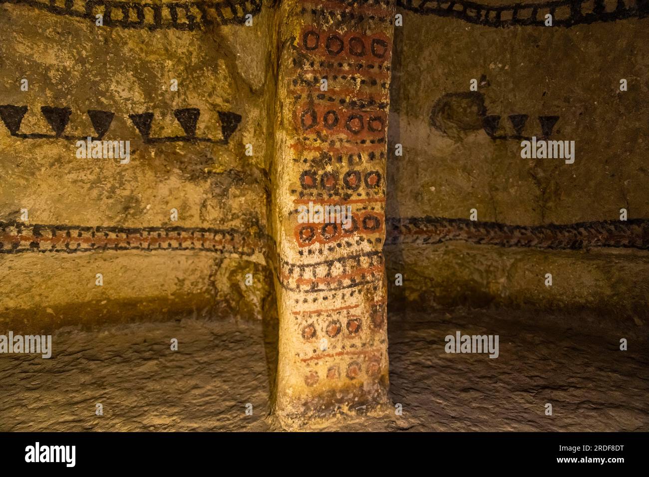 Hypogée ou tombes précolombiennes, site du patrimoine mondial de l'UNESCO, Tierradentro, Colombie Banque D'Images