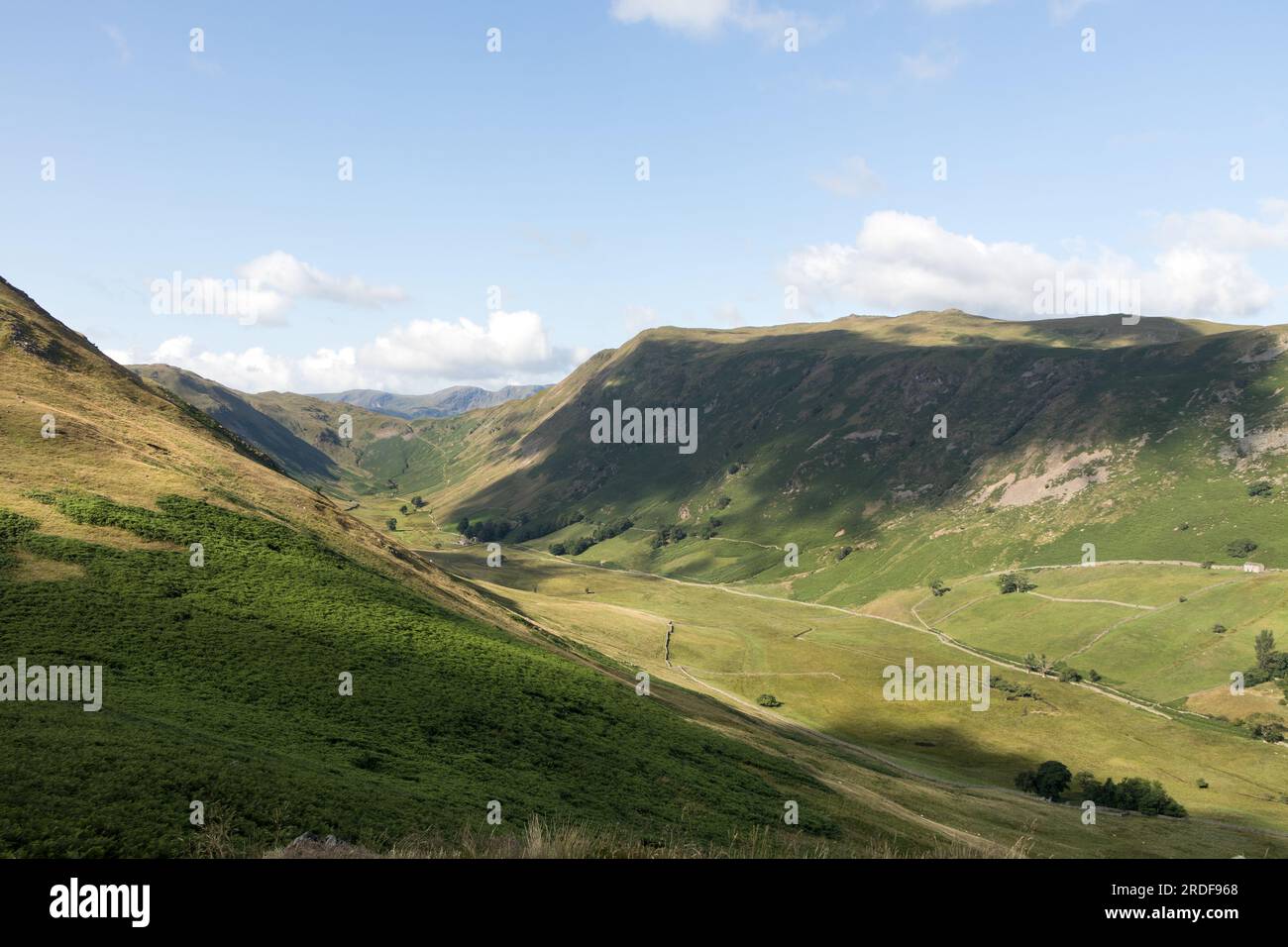 Place Fell et la vallée Boredale de Howstead Brow, Beda Head, Lake District, Cumbria, Royaume-Uni Banque D'Images