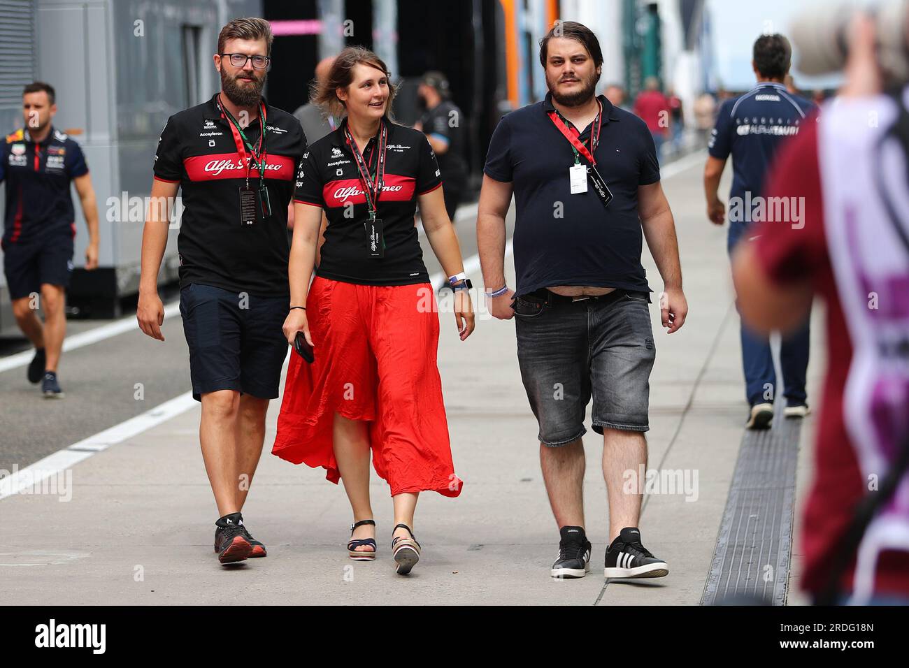 Mogyorod, Hongrie. 21 juillet 2023. Hungaroring, Mogyorod, Hongrie, 21 juillet 2023, Invités de paddock lors du Grand Prix de Hongrie de Formule 1 Qatar Airways 2023, Championnat du monde de Formule 1 - Paddock et essais libres - Championnat de Formule 1 crédit : Live Media Publishing Group/Alamy Live News Banque D'Images
