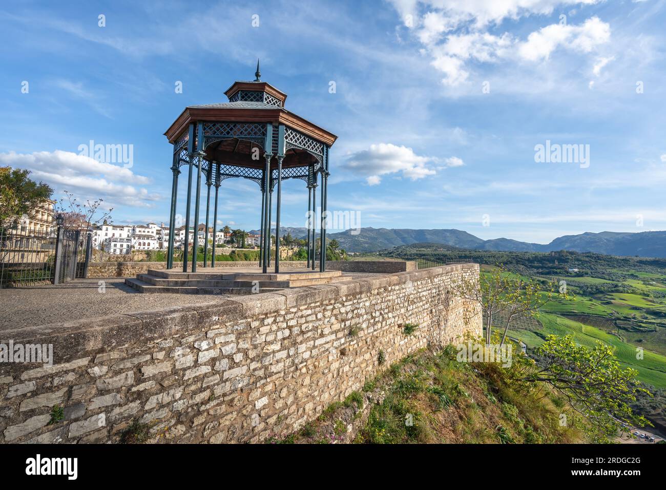 Mirador de Ronda Viewpoint (la Sevillana) - Ronda, Andalousie, Espagne Banque D'Images