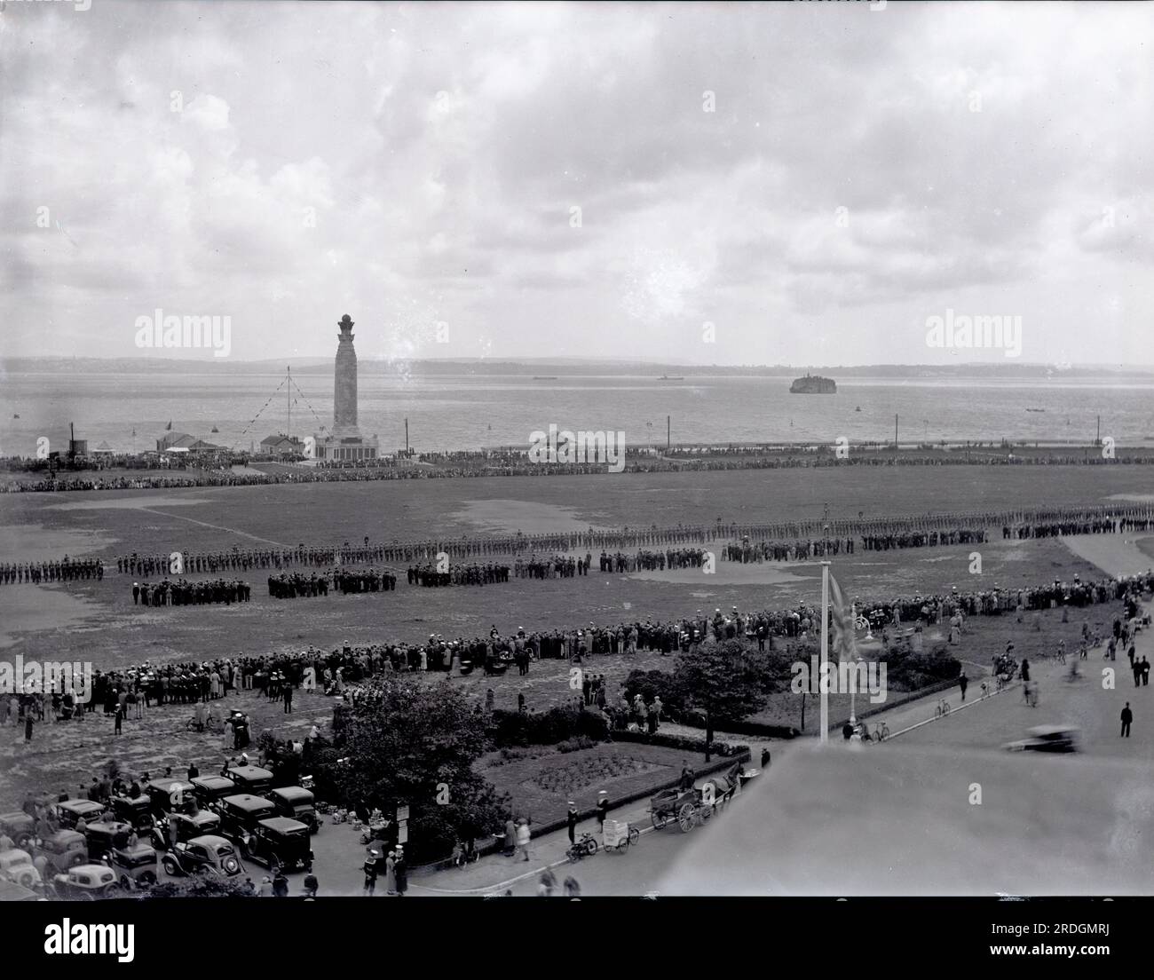 King George's Birthday Review, 3 juin 1935 sur Southsea Common. Banque D'Images