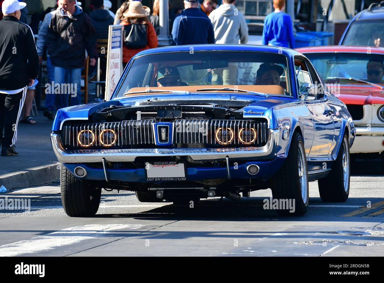 Mercury Cougar (1960) car, San Francisco, Californie, USA, Amérique du Nord Banque D'Images