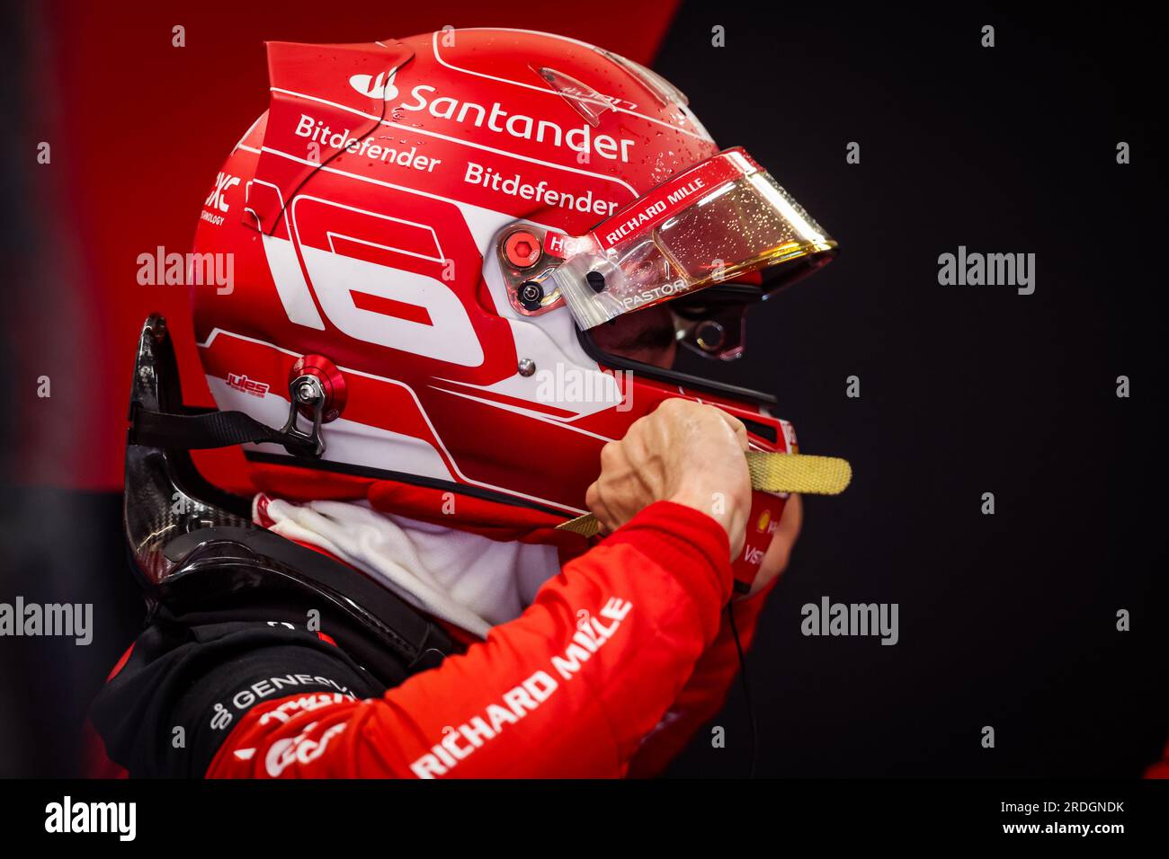 LECLERC Charles (mco), Scuderia Ferrari SF23, portrait lors du Grand