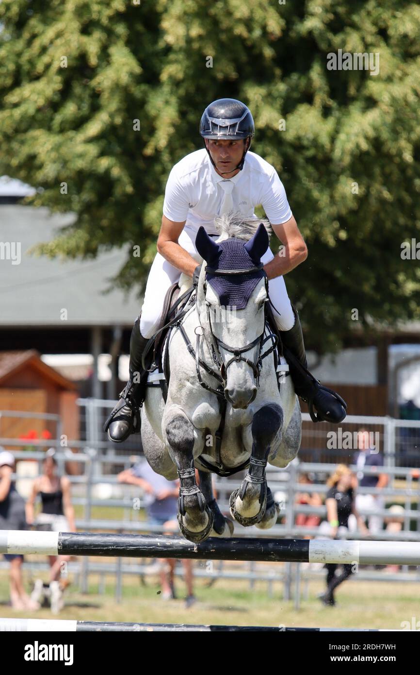 concours d'équitation en allemagne Banque D'Images