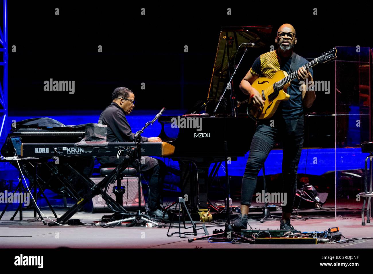 Membres du groupe herbie hancock Banque de photographies et d’images à