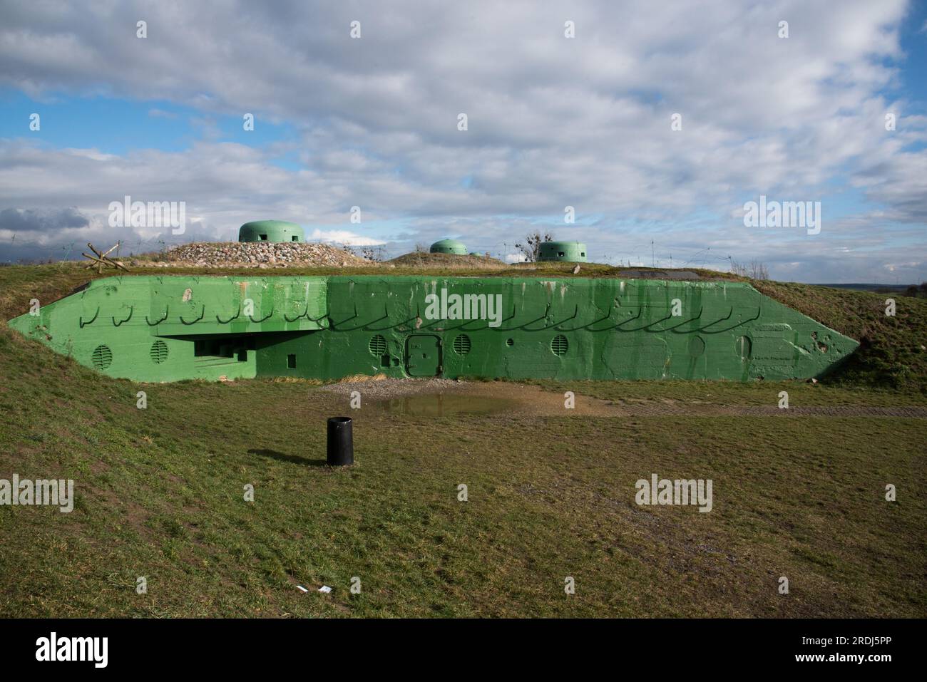 Festungsfront Oder-Warthe-Bogen (Front fortifié Oder-Warthe-Bogen) était une ligne de défense militaire fortifiée de la Seconde Guerre mondiale Banque D'Images